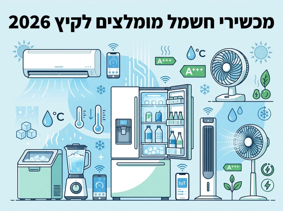 מכשירי חשמל מומלצים לקיץ 2026