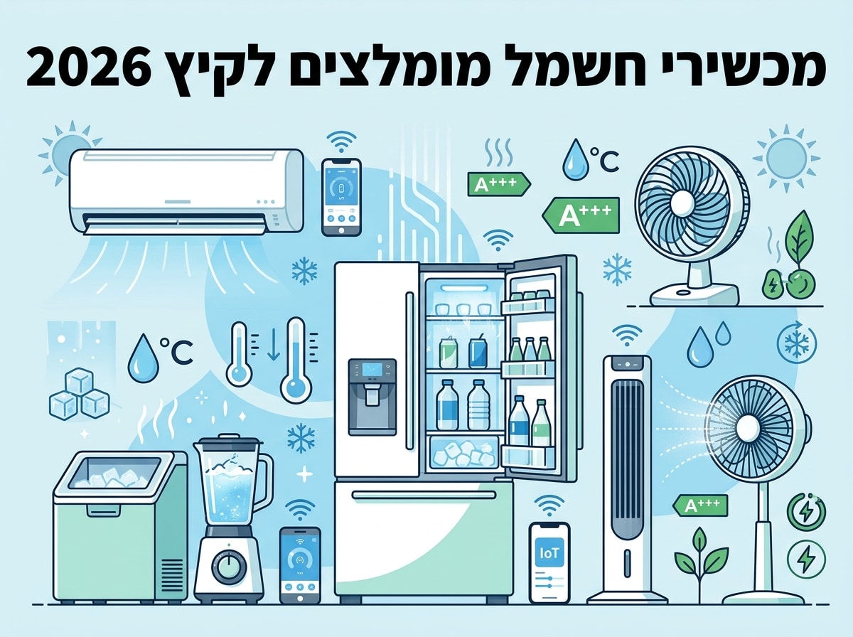 מכשירי חשמל מומלצים לקיץ 2026