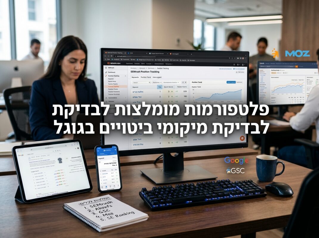 פלטפורמות מומלצות לבדיקת מיקומי ביטויים בגוגל