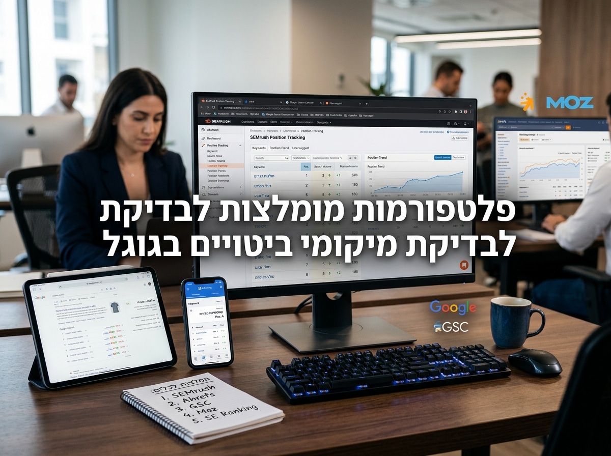 פלטפורמות מומלצות לבדיקת מיקומי ביטויים בגוגל